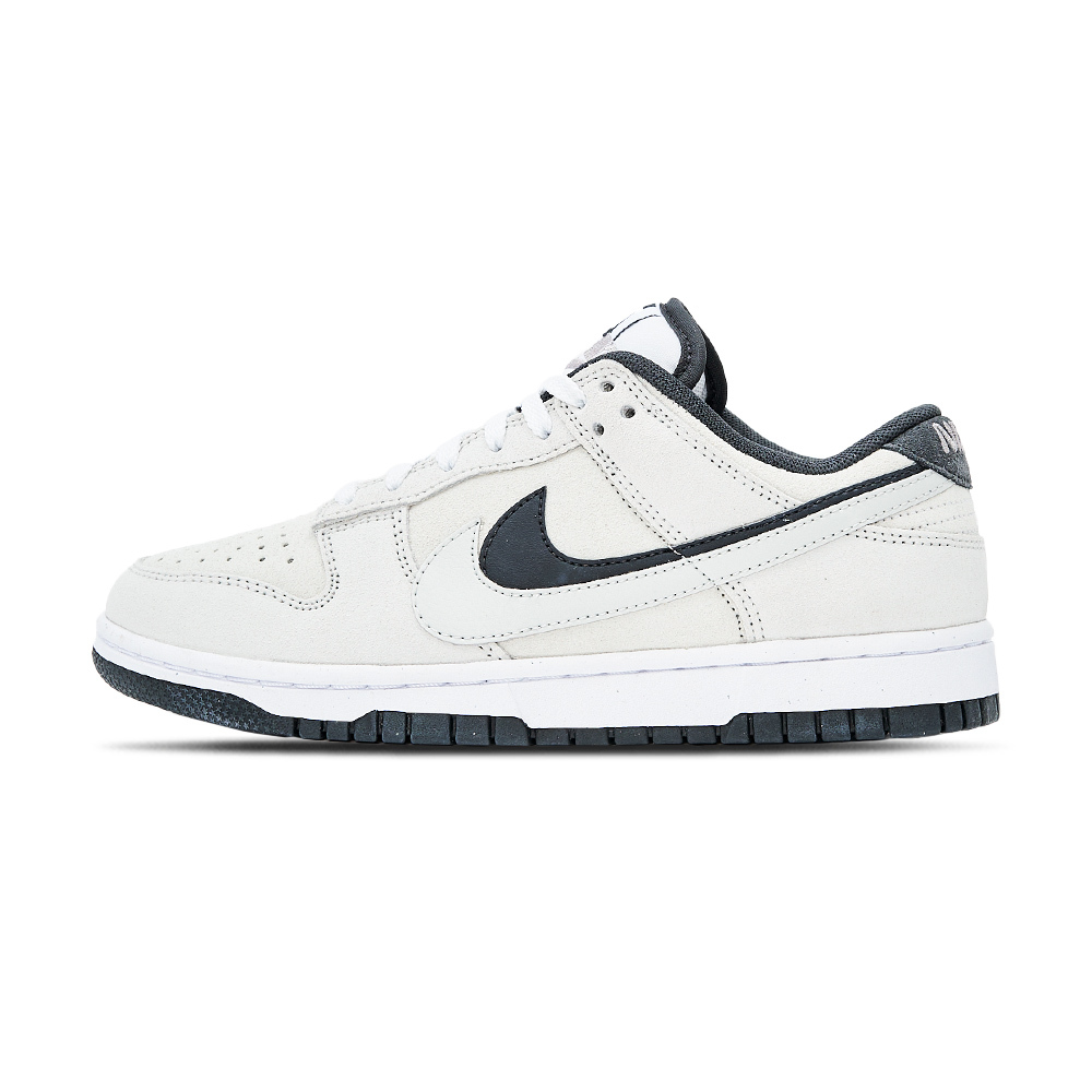 Nike Dunk Low SE 女 黑灰白 運動 休閒 經典 雙勾 低筒 Dunk 麂皮 休閒鞋 HV1800-101