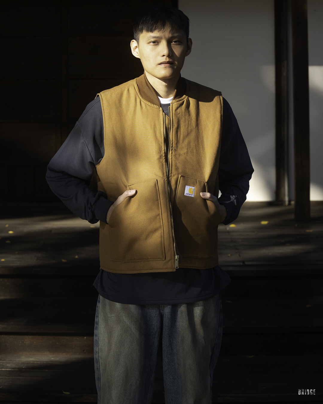 『Carhartt 美式馬甲背心 🍁』Carhartt Canvas Work Vest Brown Jacket 馬甲背心