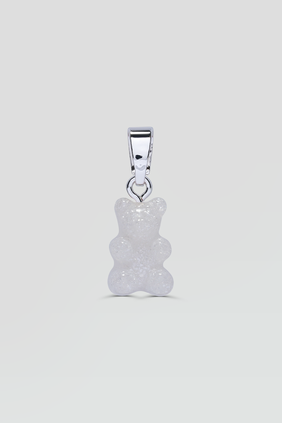 Crystal Haze｜NOSTALGIA BEAR 銀色復古銀河灰小熊墜飾