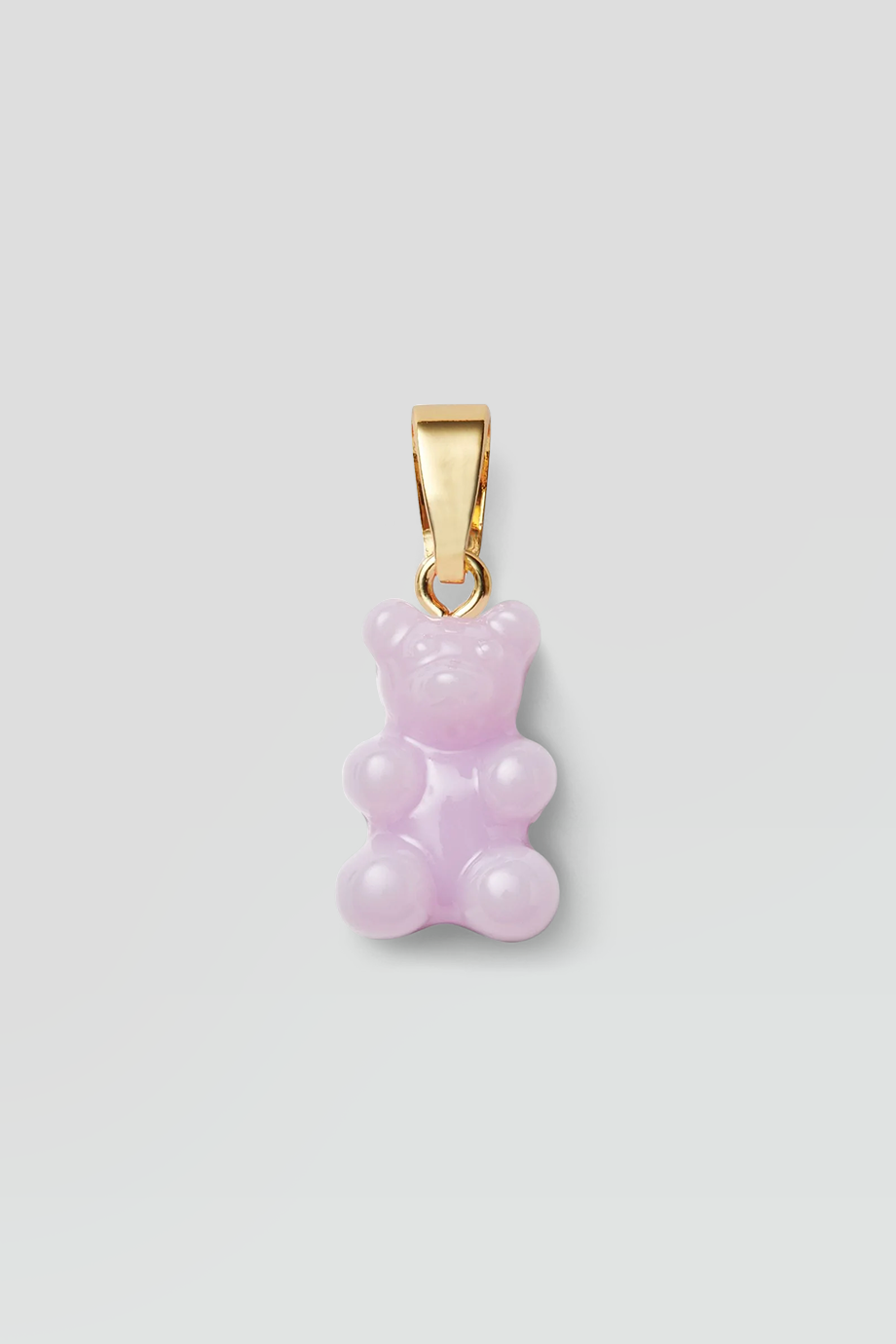 Crystal Haze｜NOSTALGIA BEAR 金色復古薰衣草小熊墜飾