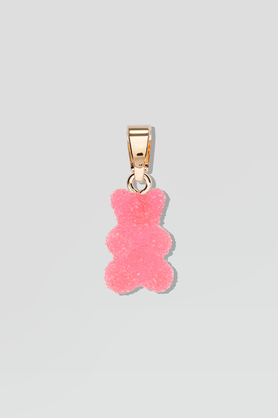 Crystal Haze｜NOSTALGIA BEAR 金色復古櫻桃泡沫小熊墜飾