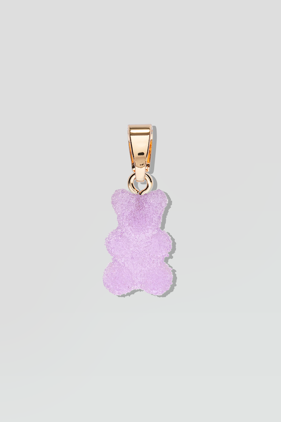 Crystal Haze｜NOSTALGIA BEAR 金色復古葡萄泡沫小熊墜飾