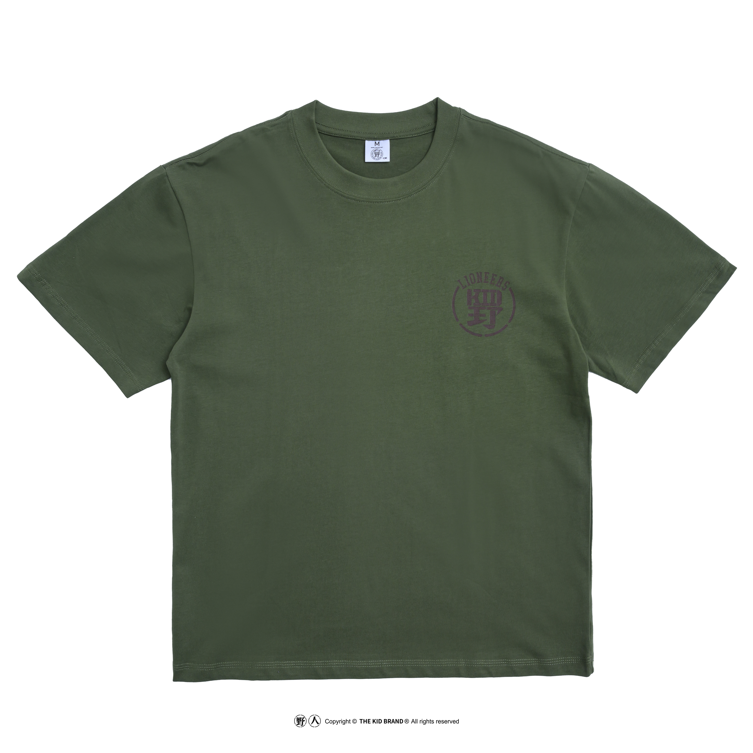 24-25 LIONEERS x KID ® 野人短TEE｜軍綠