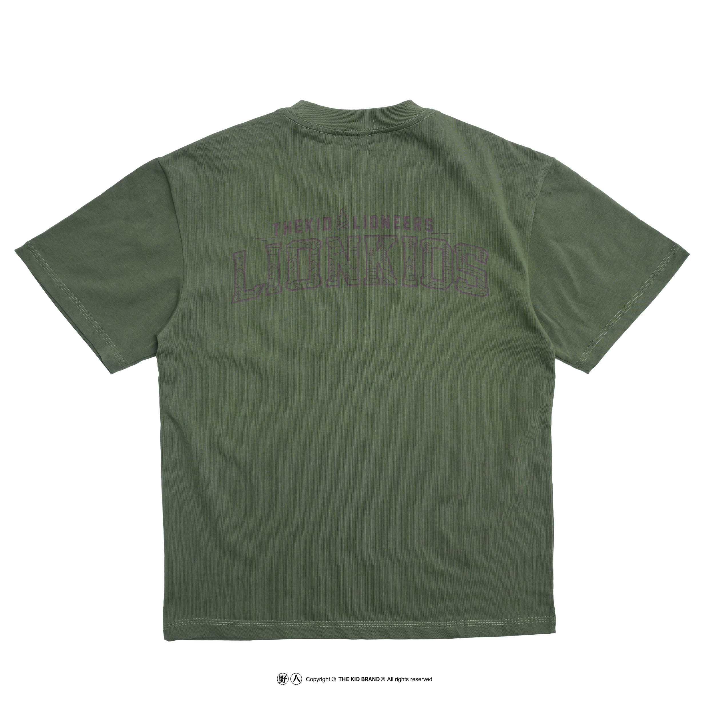 24-25 LIONEERS x KID ® 野人短TEE｜軍綠