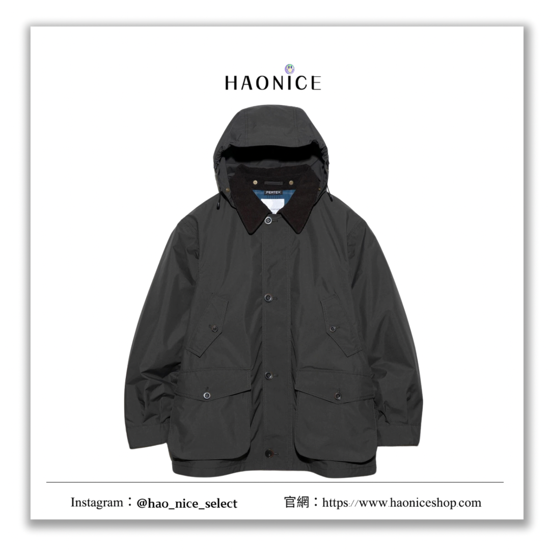 【HAO NICE】日系潮流 NANAMICA 24AW日系復古風秋冬新款 多機能口袋可脫帽防潑水材質 長袖 夾克外套