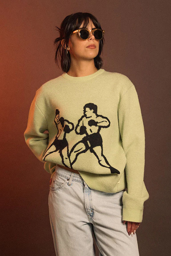 DUVIN- KNUCKLE SANDWICH 圓領針織毛衣