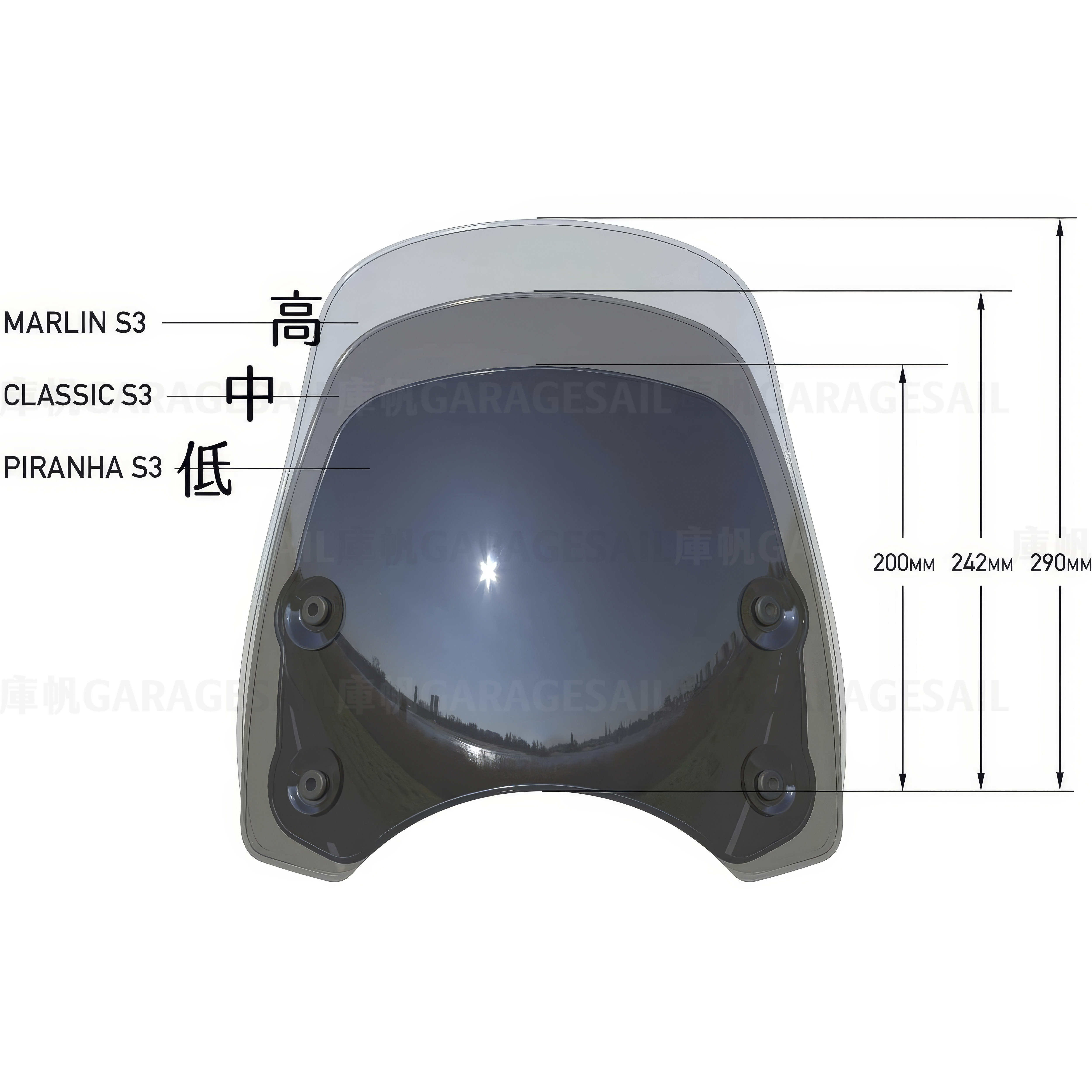 Dart S3 高 Marlin 鏡片 深灰