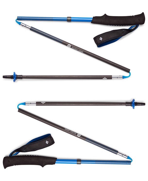 【Black Diamond】DISTANCE CARBON Z POLES (Ultra Blue) S22  登山杖 / 112535