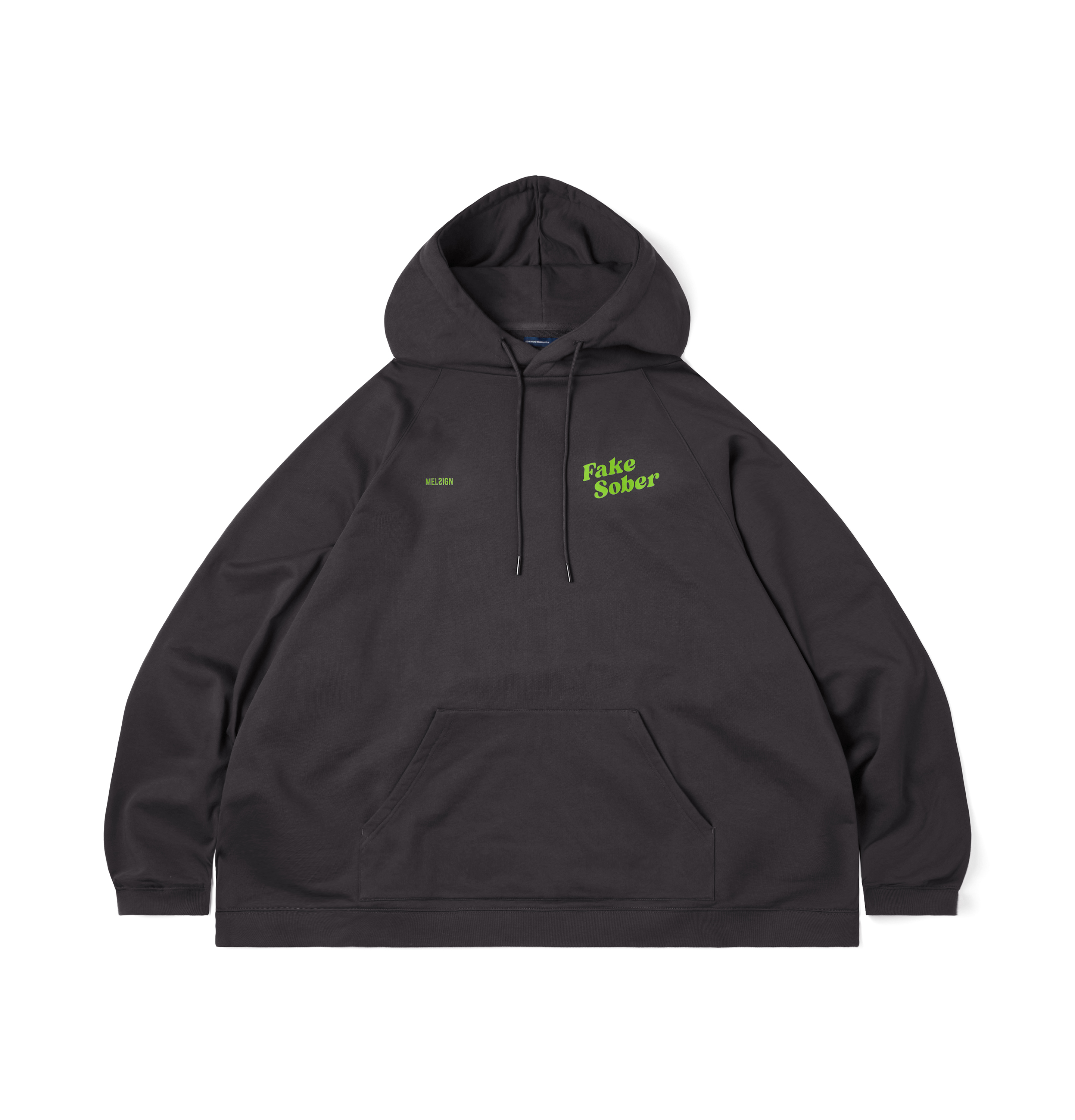 MELSIGN x FLOMMARKET x Fake Sober Don’t Ruin My Party Hoodie - Iron