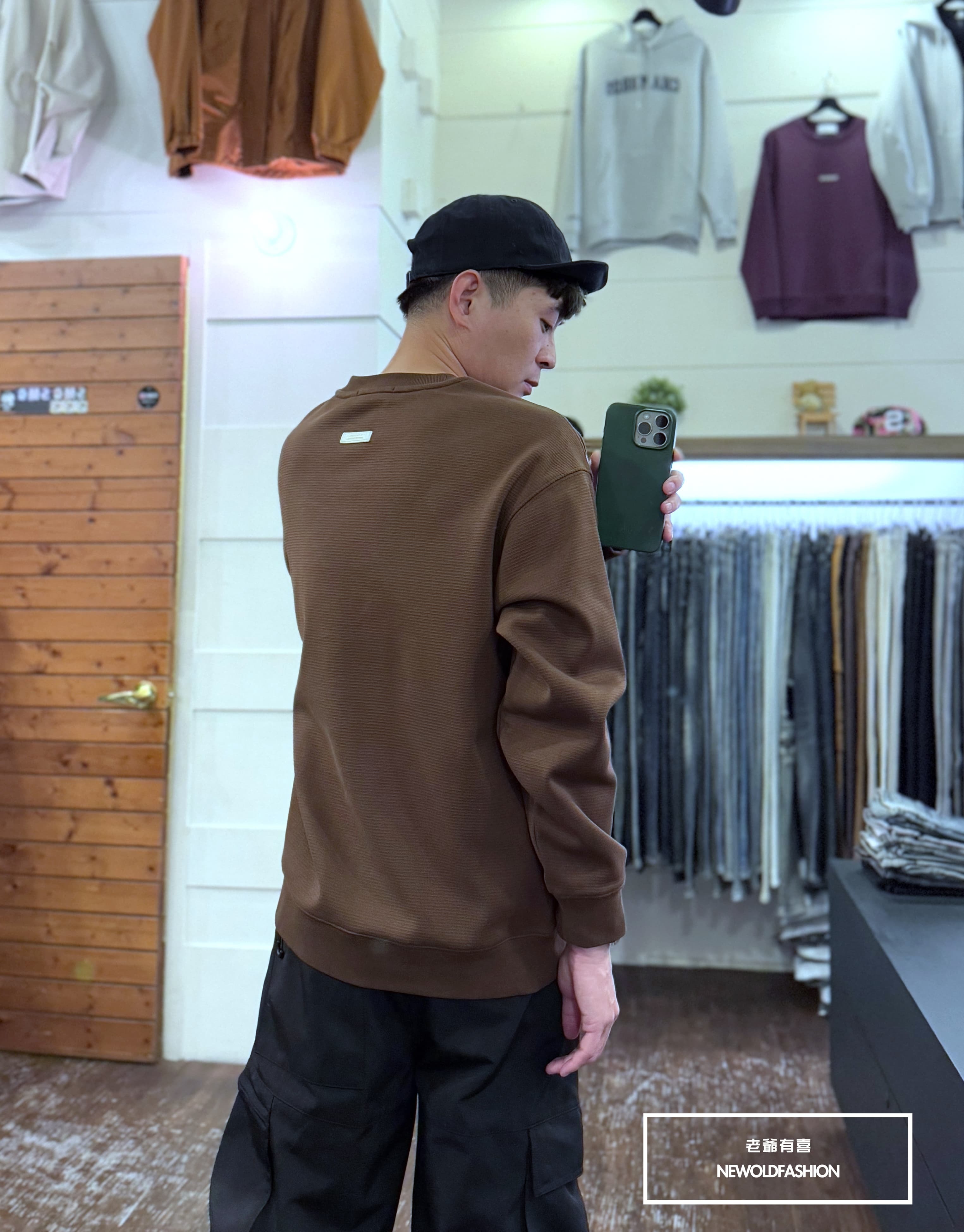 『新品上市』重磅紅帽特工bicycle刷毛大學T-咖(NOF24111662)