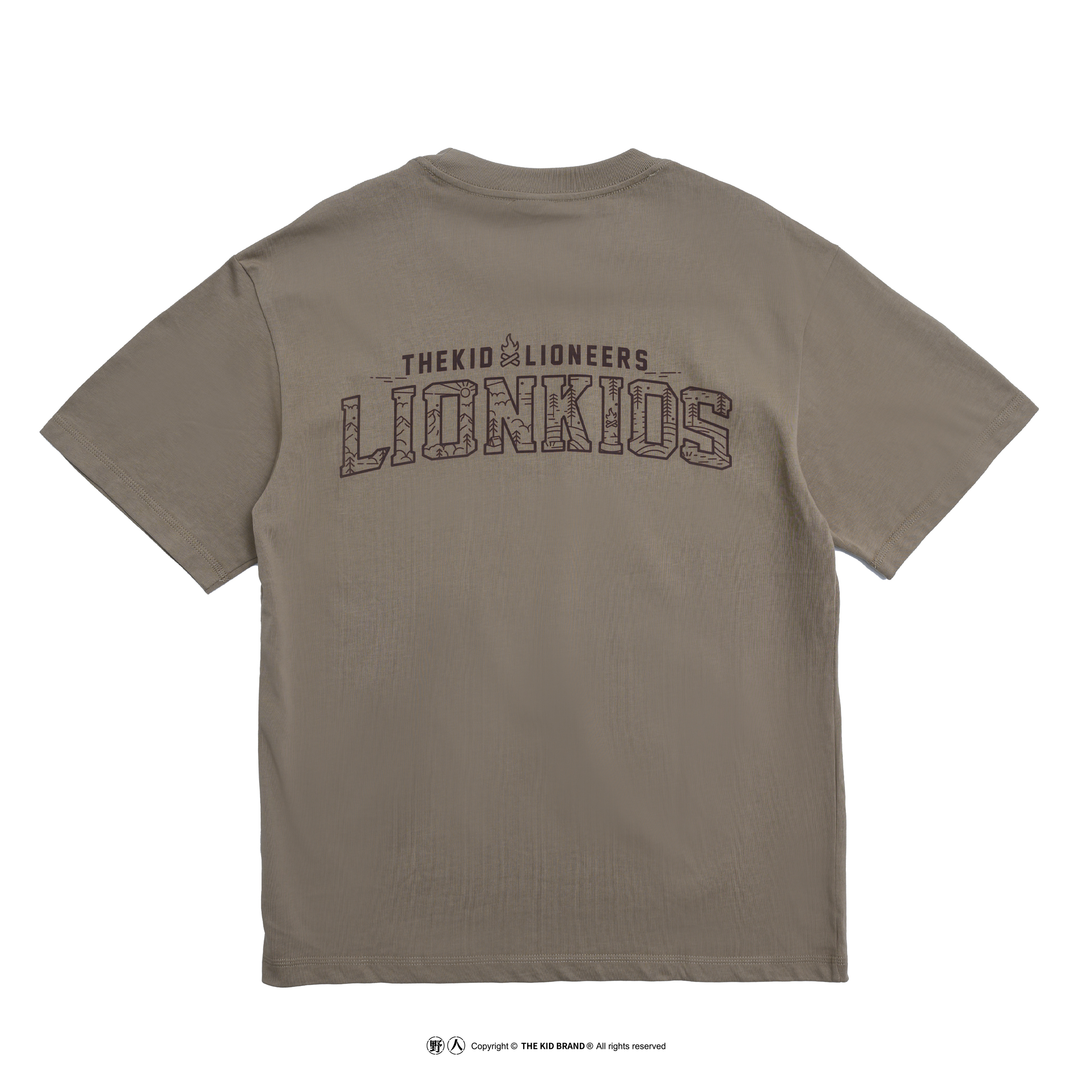 24-25 LIONEERS x KID ® 野人短TEE｜卡其