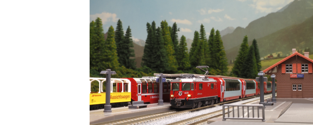 Kato 23-245A N規 阿爾卑斯冰川特快 瑞士車站大樓