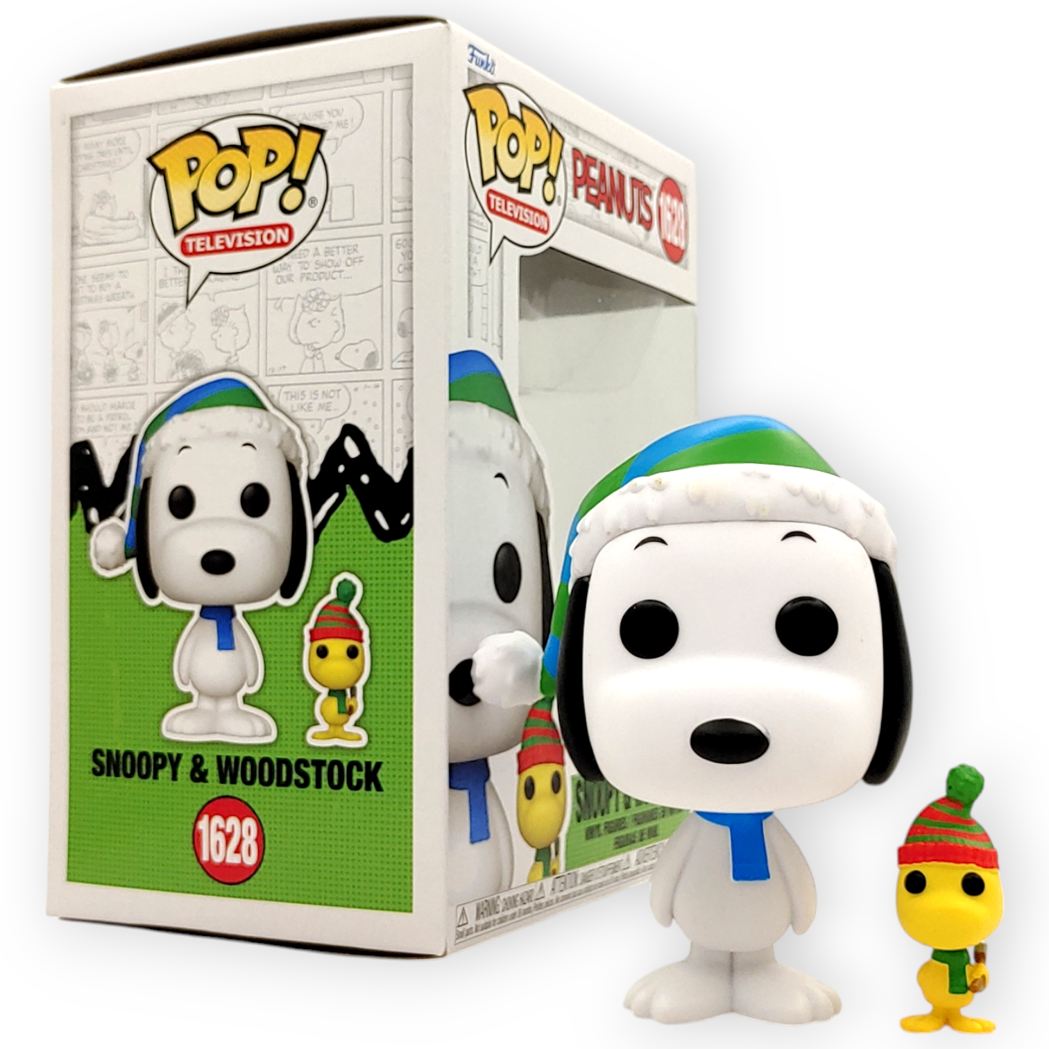 FUNKO POP <查里布朗聖誕節>6史路比與胡士托_聖誕節-No.1628