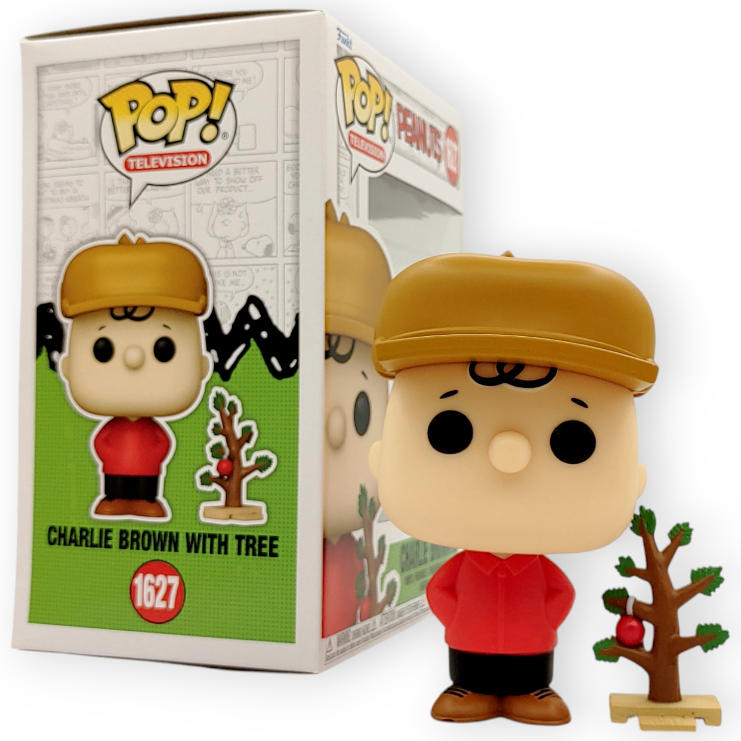 FUNKO POP <查里布朗聖誕節>查里布朗與聖誕樹_聖誕節-No.1627