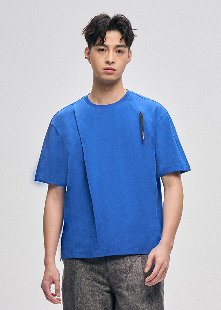 Free Edge / 自由邊界 T Shirt. (藍)