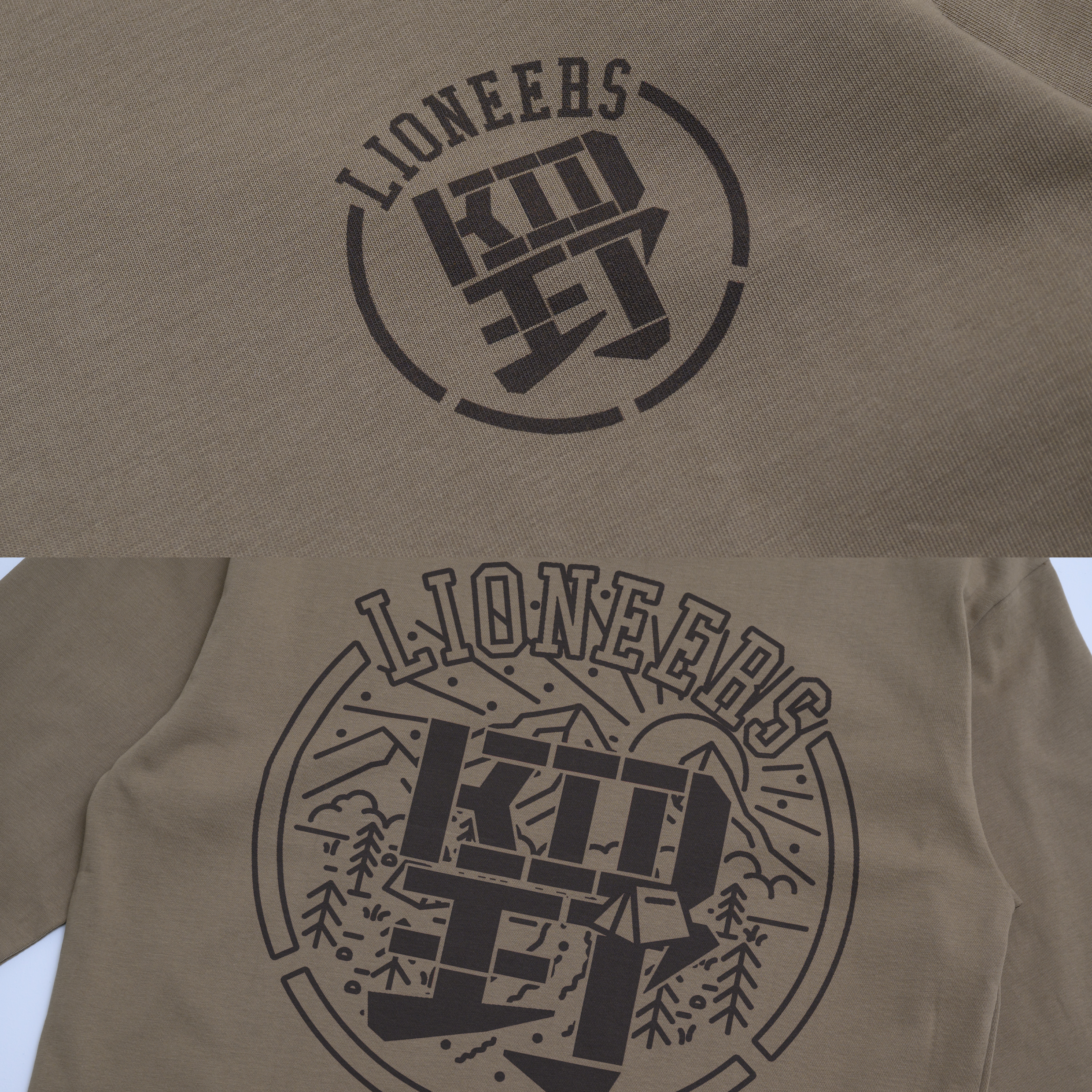 24-25 LIONEERS x KID ® 野人長TEE｜卡其