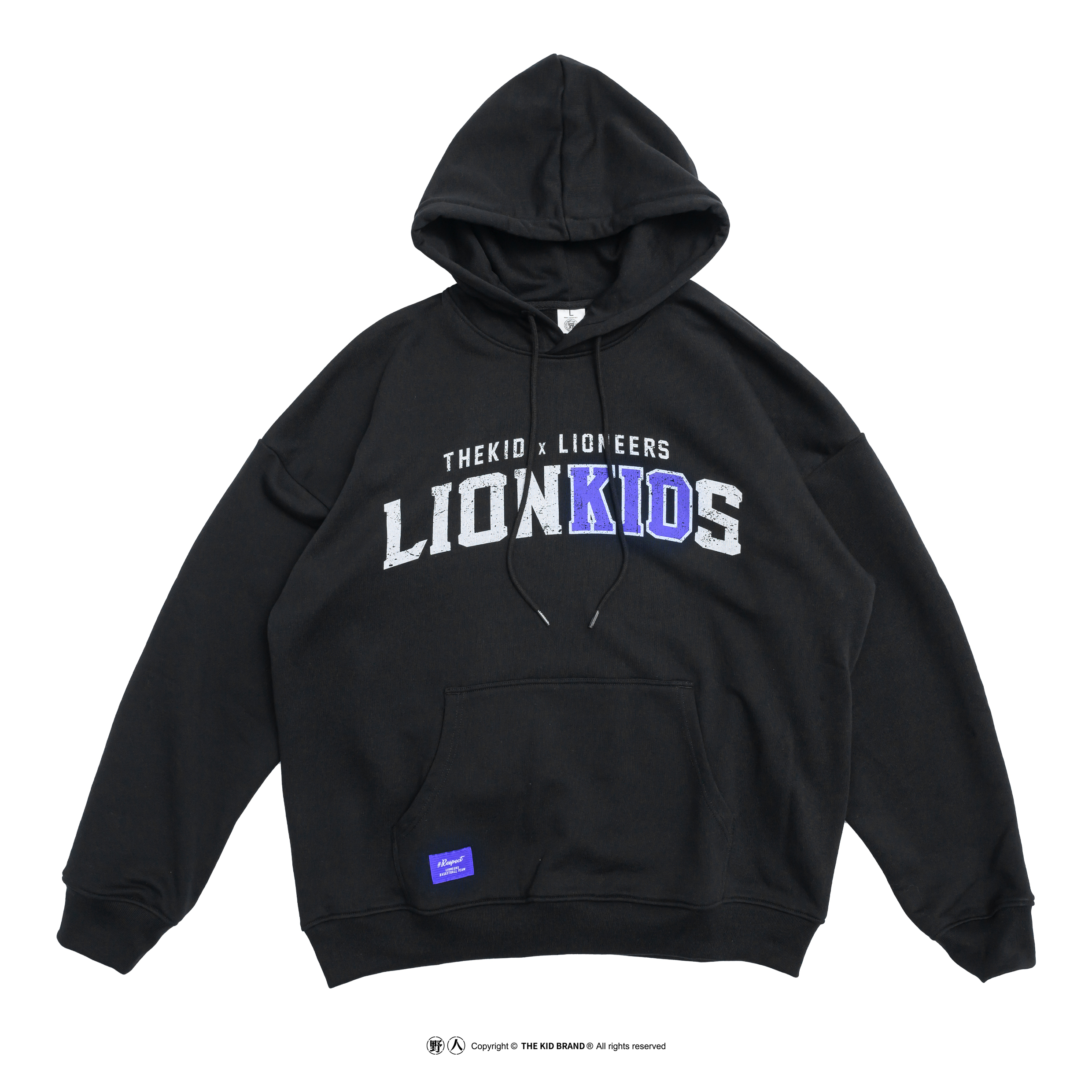 24-25 LIONEERS x KID ® 帽TEE｜黑