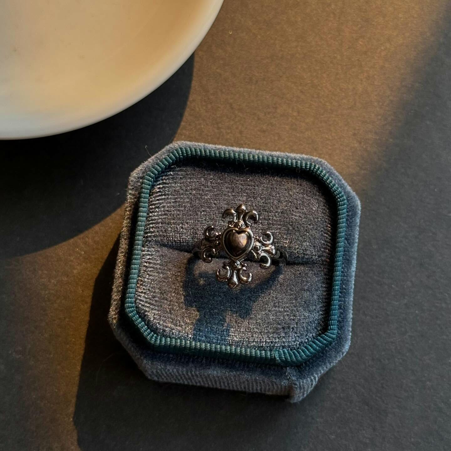 [原石] 金運石戒指