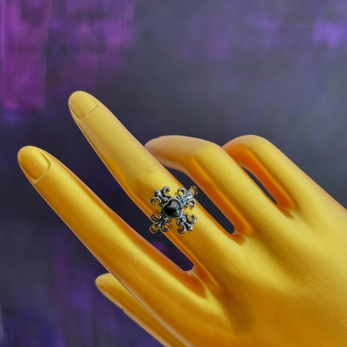 [原石] 金運石戒指