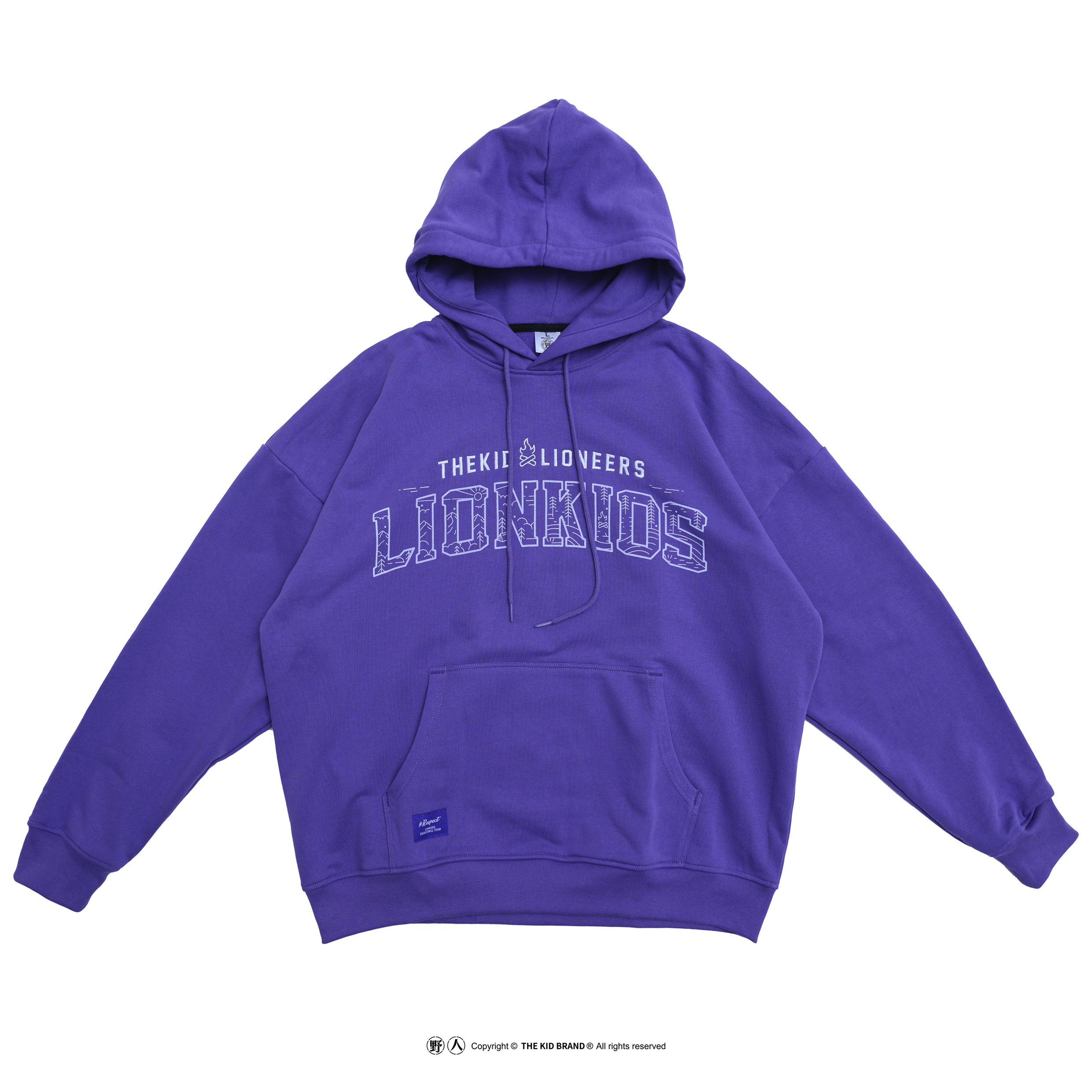 24-25 LIONEERS x KID ® 野人帽TEE｜紫