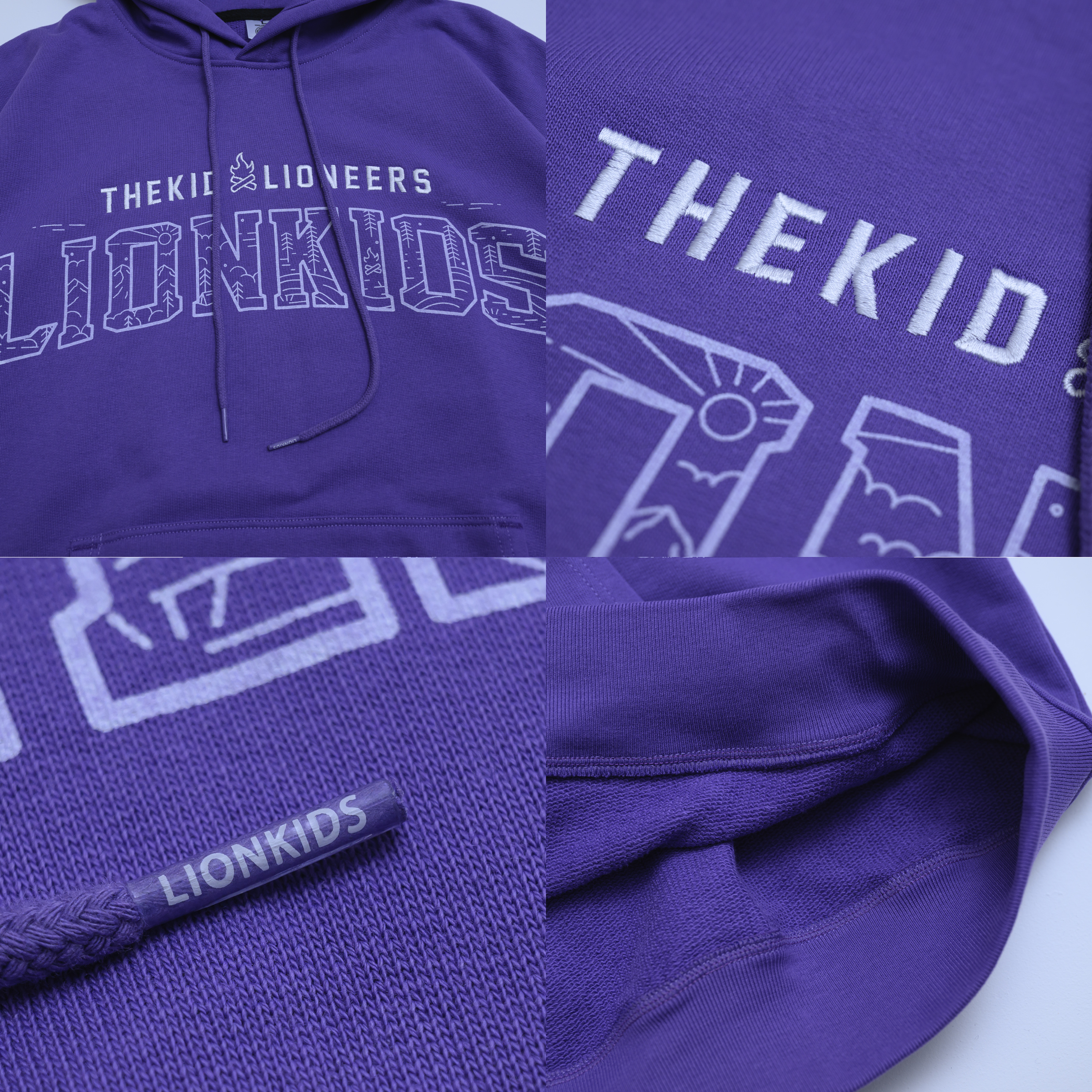 24-25 LIONEERS x KID ® 野人帽TEE｜紫