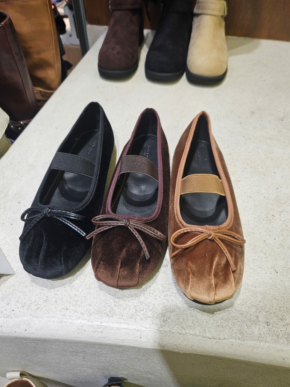 *最後現貨特價* SH3301 絲絨芭蕾娃娃鞋 *足碼*