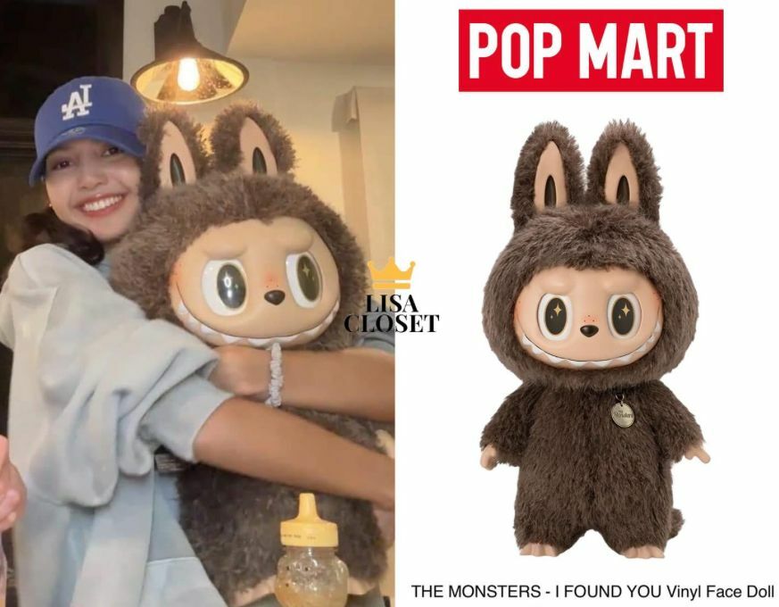 THE MONSTERS - I FOUND YOU 搪膠臉公仔 Labubu