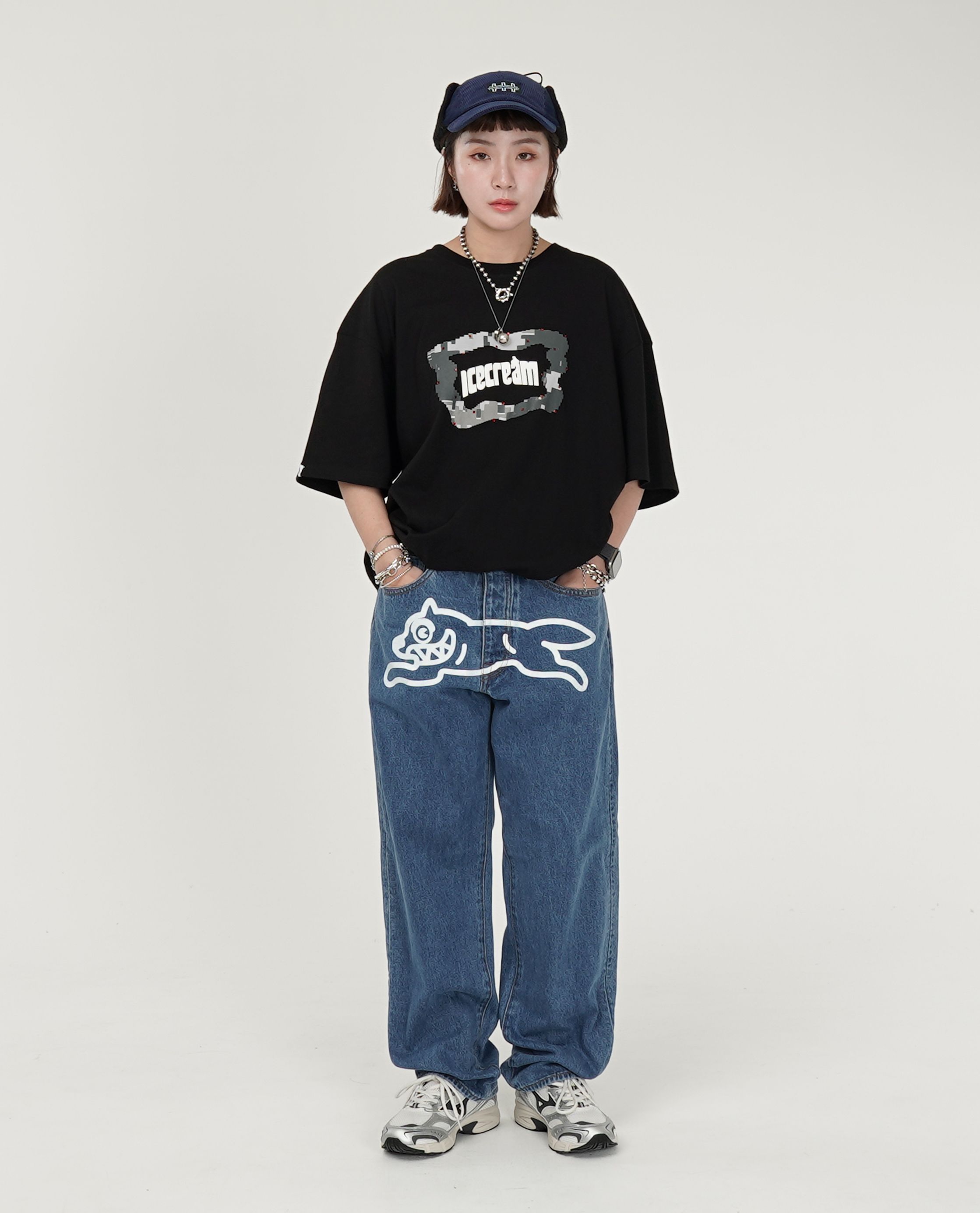 Billionaire Boys Club / ICECREAM BLURRED SS TEE - 24FW