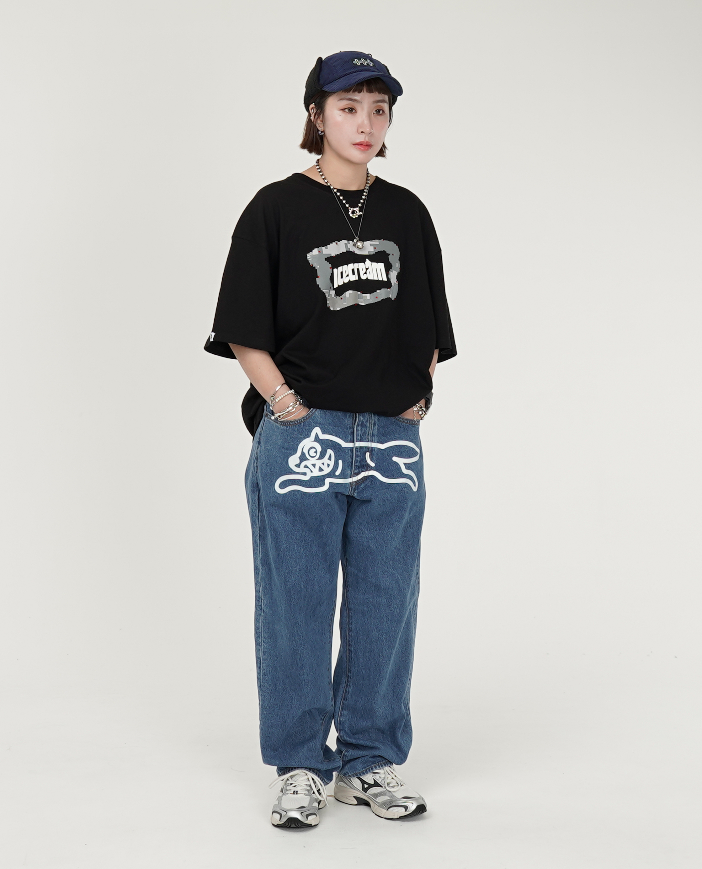 Billionaire Boys Club / ICECREAM BLURRED SS TEE - 24FW