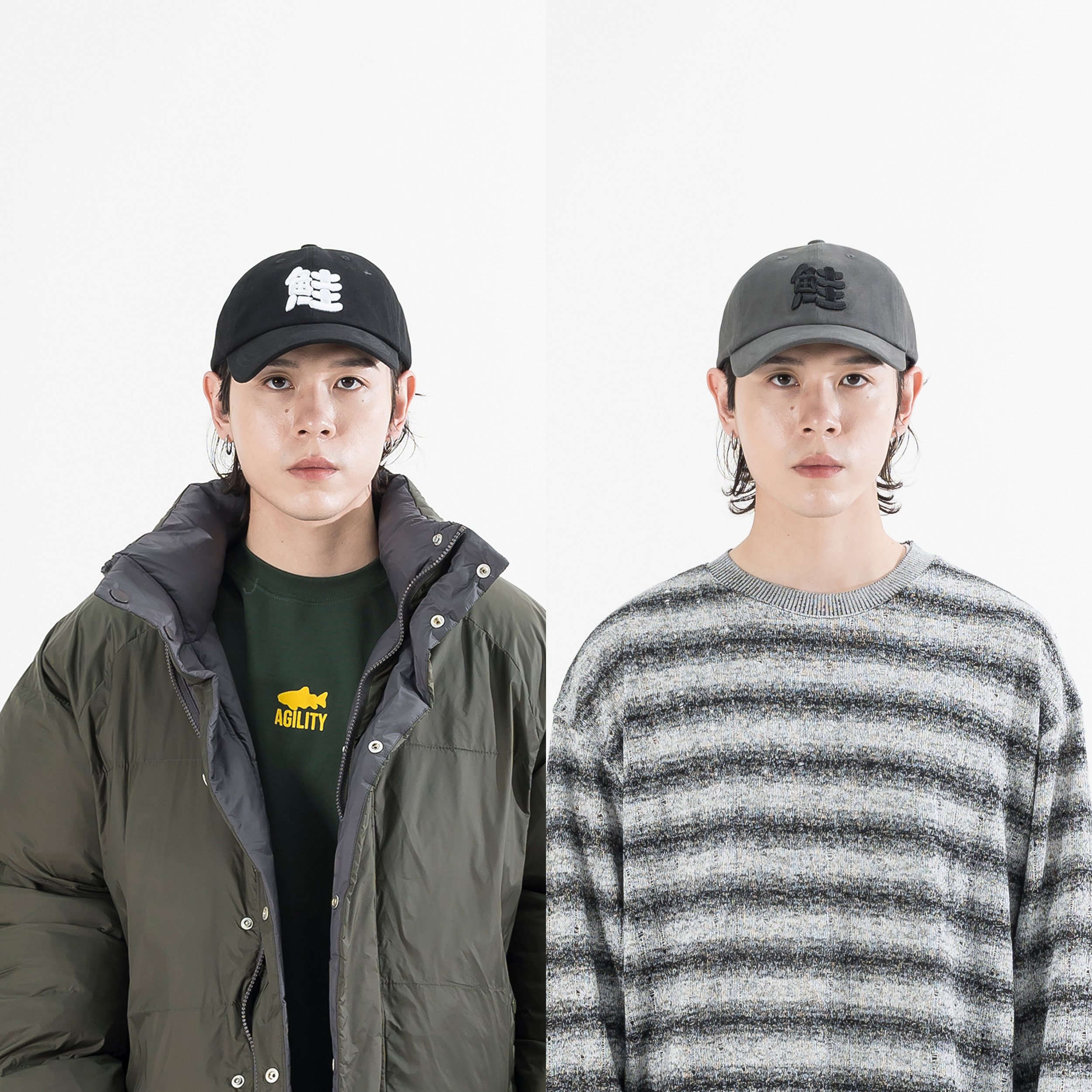 AGILITY Embroidery 6 Panel Cap 鮭字刺繡 棒球帽 [A-CA2]