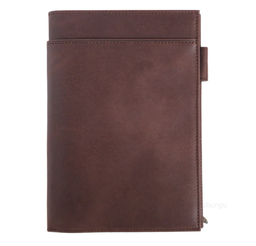 BIBLE 聖書尺寸 VITALITA 多功能收納 咖啡色 本體｜ASHFORD 日本