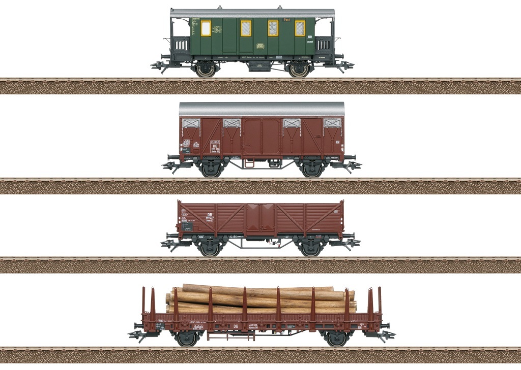 Trix 24140 HO規 Branch Line Freight Car Set 貨車組.4輛