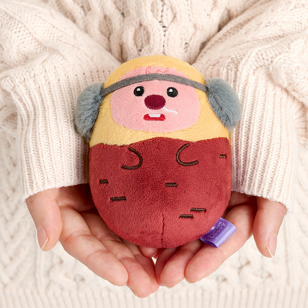 🇰🇷 LOOPY 韓國限定 烤地瓜露比 暖暖包 熱敷 小海貍 耳罩 流鼻涕 玩偶 正版周邊 / 預購