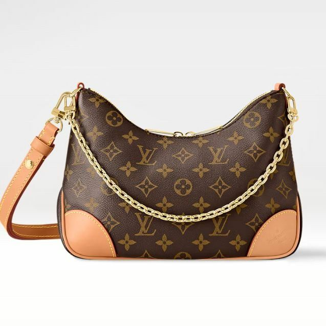 全新LV斜背袋,M45832,Boulogne 啡色Monogram,塗層帆布,#BRAND NEW #香榭站正品