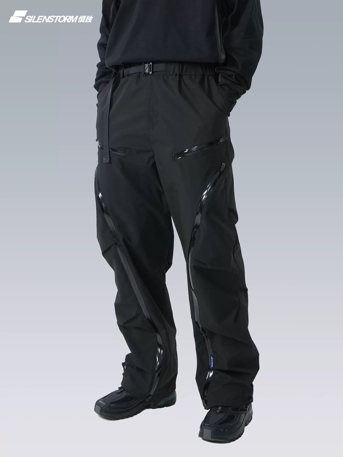 SILENSTORM "棱鏡" 通風系統戶外健行直筒防潑水款殼長褲
