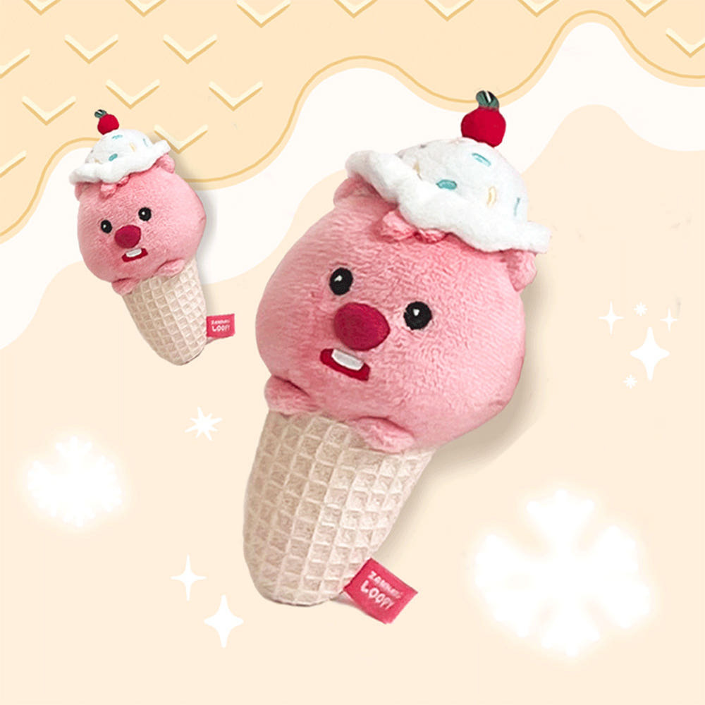 🇰🇷 LOOPY 韓國限定 冰淇淋露比 小海貍 吊飾 鑰匙圈 正版周邊 / 預購