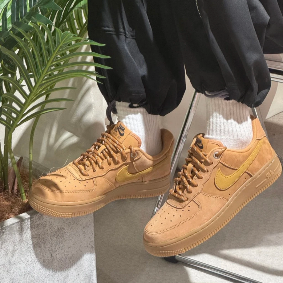 【預訂】 NIKE AIR FORCE 1  07 WB 小麥卡其棕  -MEN