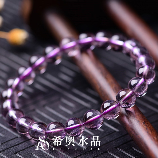 【無瑕】天然冰種淺紫水晶