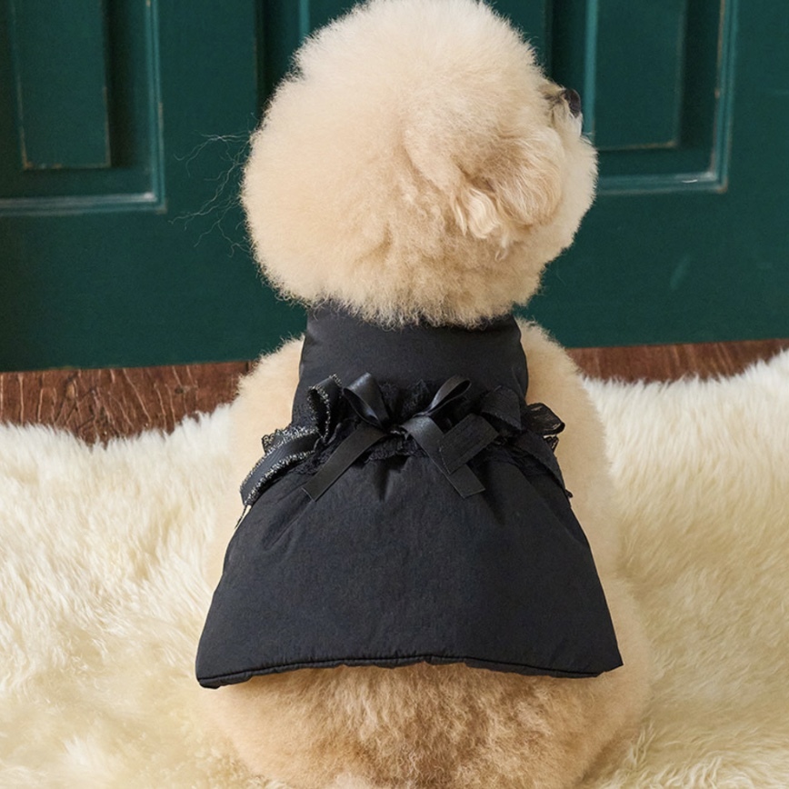 典雅小公主羽絨洋裝-黑Little Princess Padding (Black) It’s sunny outside