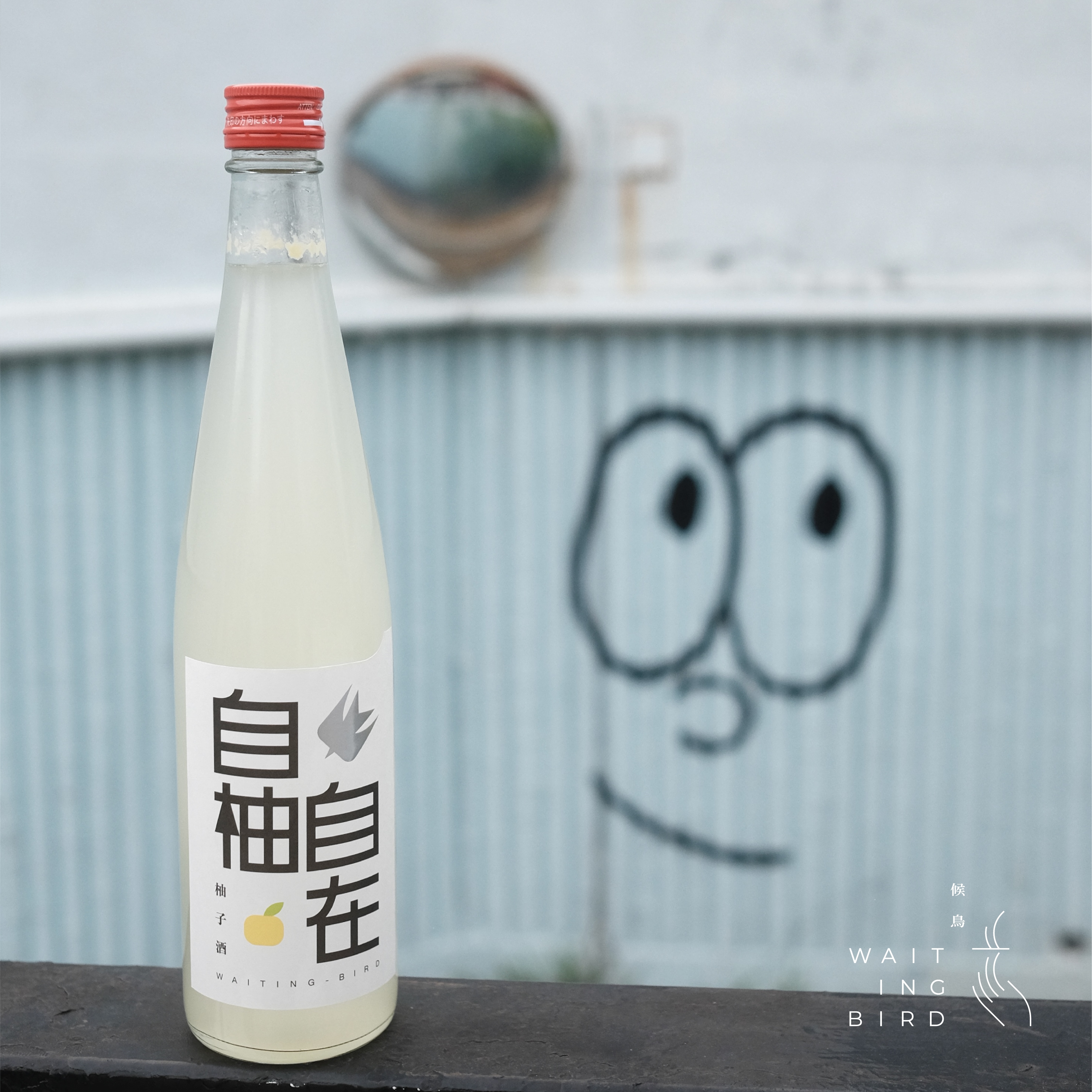 【候鳥】「自柚自在」「永梅止境」日本柚子酒梅酒｜劉仁顯設計酒標