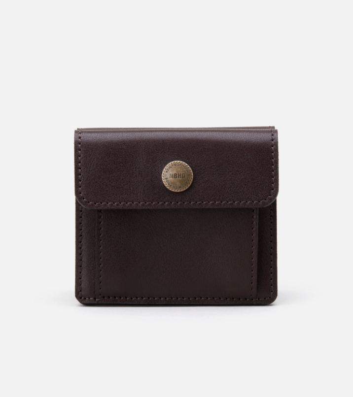 [現貨] NEIGHBORHOOD FW24 LEATHER WALLET | (Black / Brown)