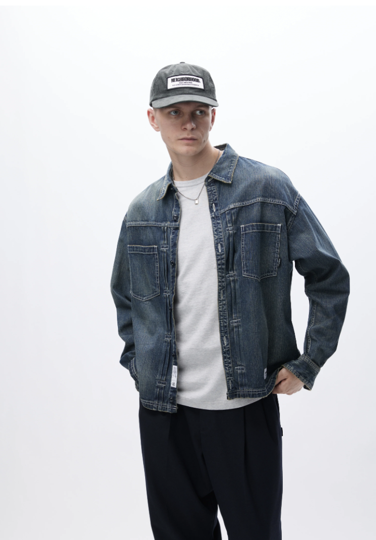 NEIGHBORHOOD ネイバーフッド 24FW DENIM SHIRT LS NEIGHBORHOOD(ネイバーフッド)｜WASHED DENIM SHIRT LS｜正規