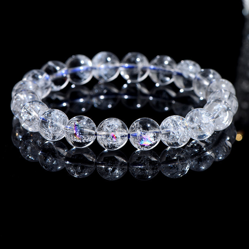 【無瑕】天然白阿賽/虹彩白水晶/天使水晶