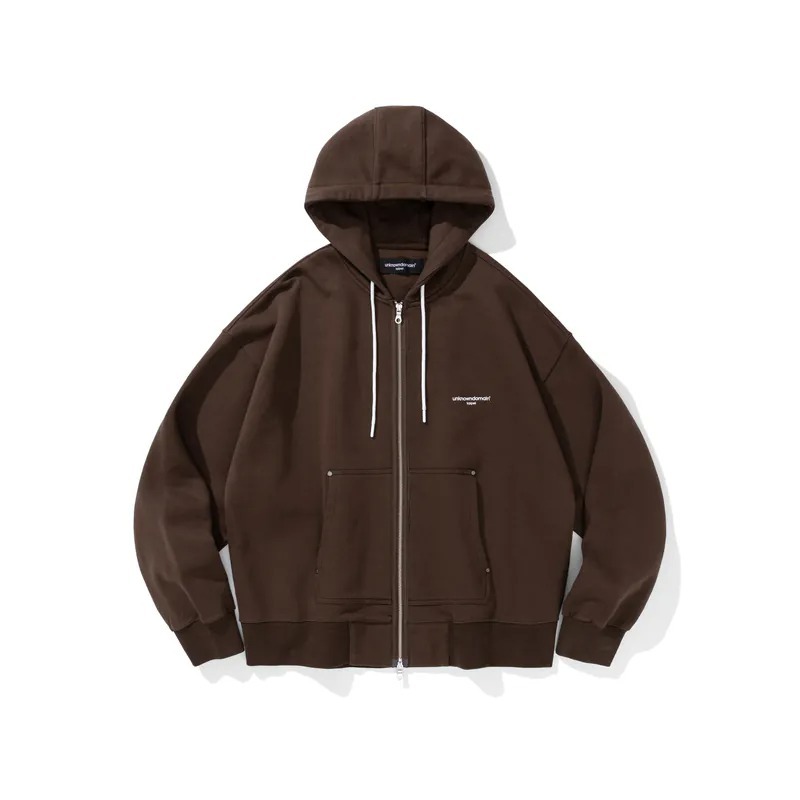 未知領域 CW2449 Capsule Wardrobe XS LOGO Zip Hoodie