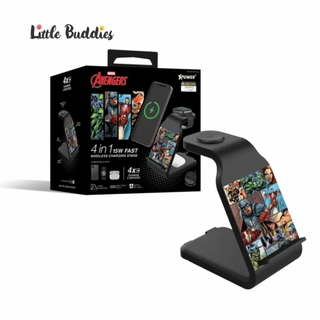 XPower 復仇者聯盟 4合1 多功能無線充電器