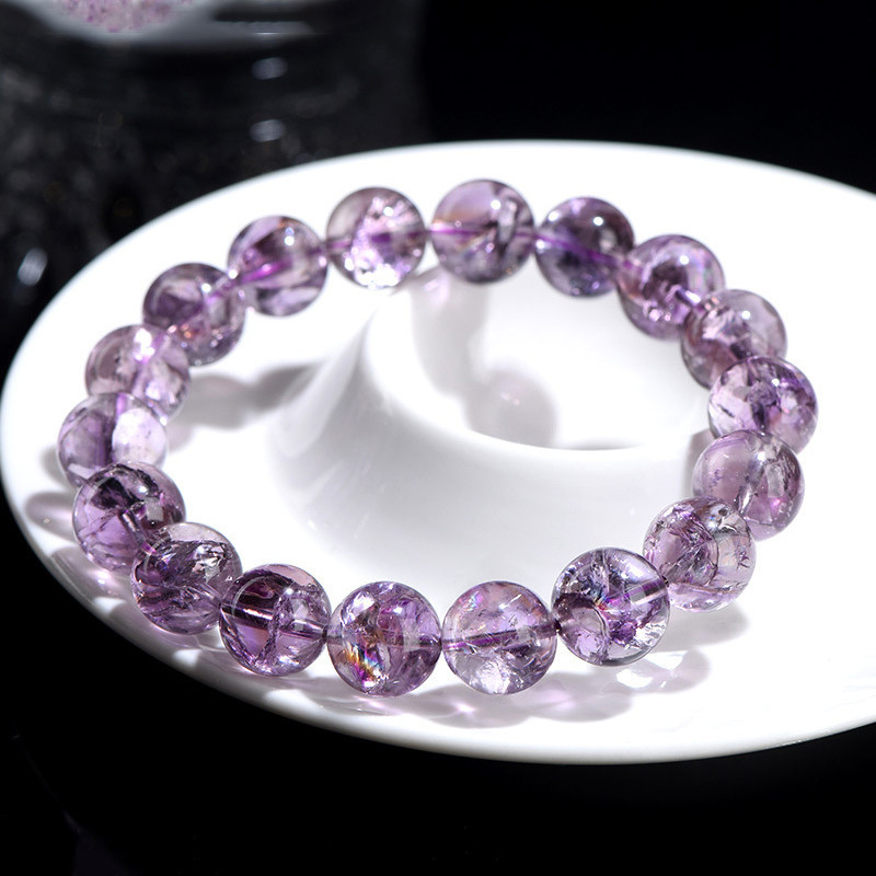 【無瑕】天然紫阿賽/虹彩紫水晶/天使水晶