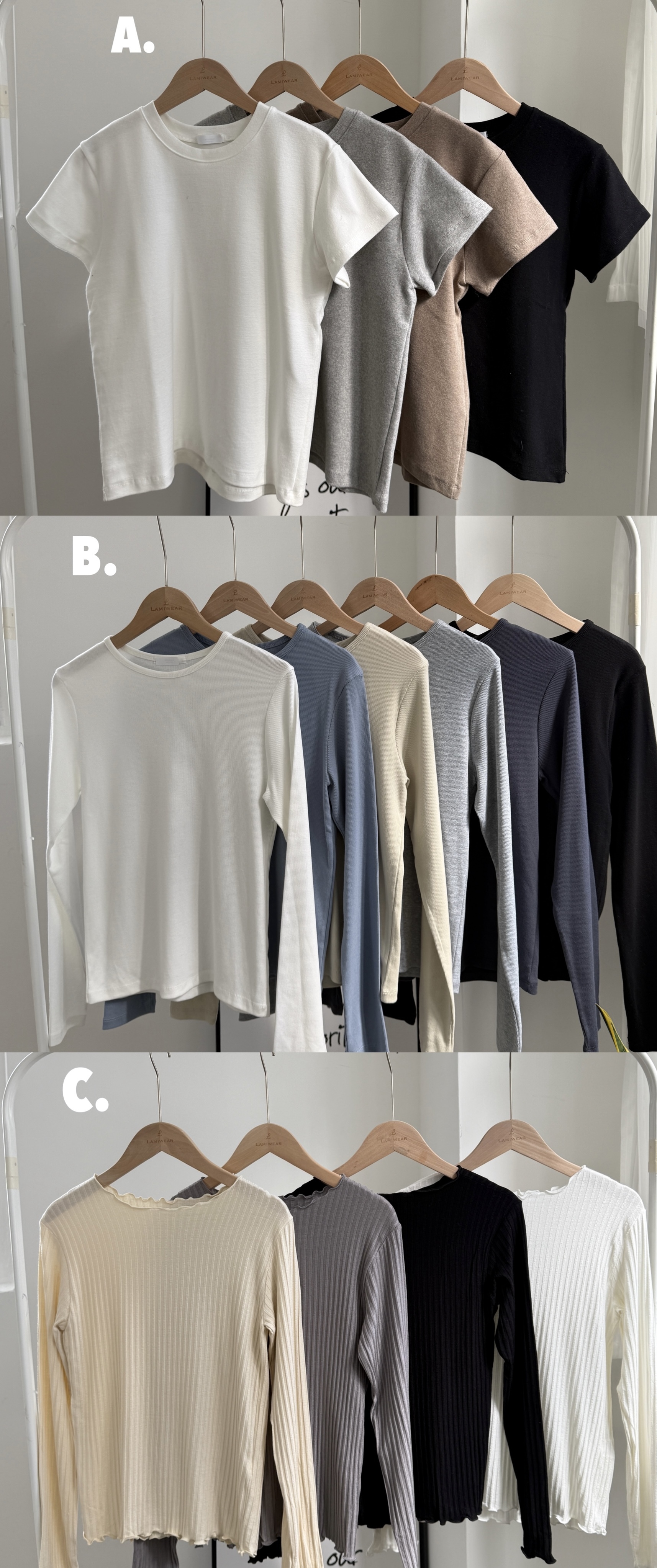 淨色Top  • 任選三件 免運優惠 (全現貨)