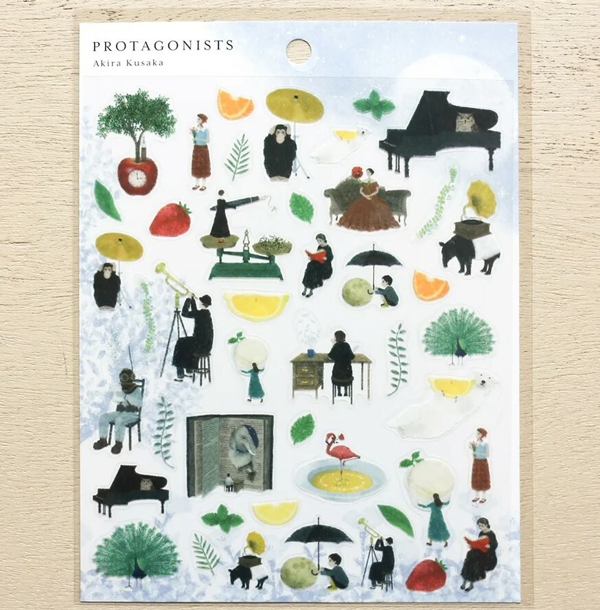 Cozyca Sticker Sheets - Protagonist 2