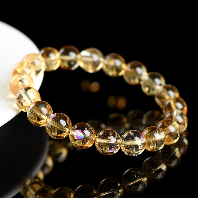 【無瑕】天然黃阿賽/虹彩黃水晶/天使水晶