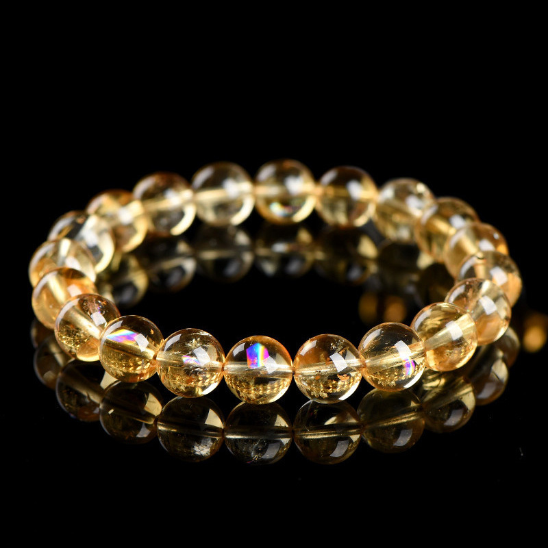 【無瑕】天然黃阿賽/虹彩黃水晶/天使水晶